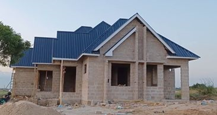 Roofing project in kibaha kwa matias - Tanzania